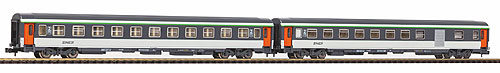 Corail 客車 2等+2等荷物室付き 2両セット SNCF Ep4 Ep5