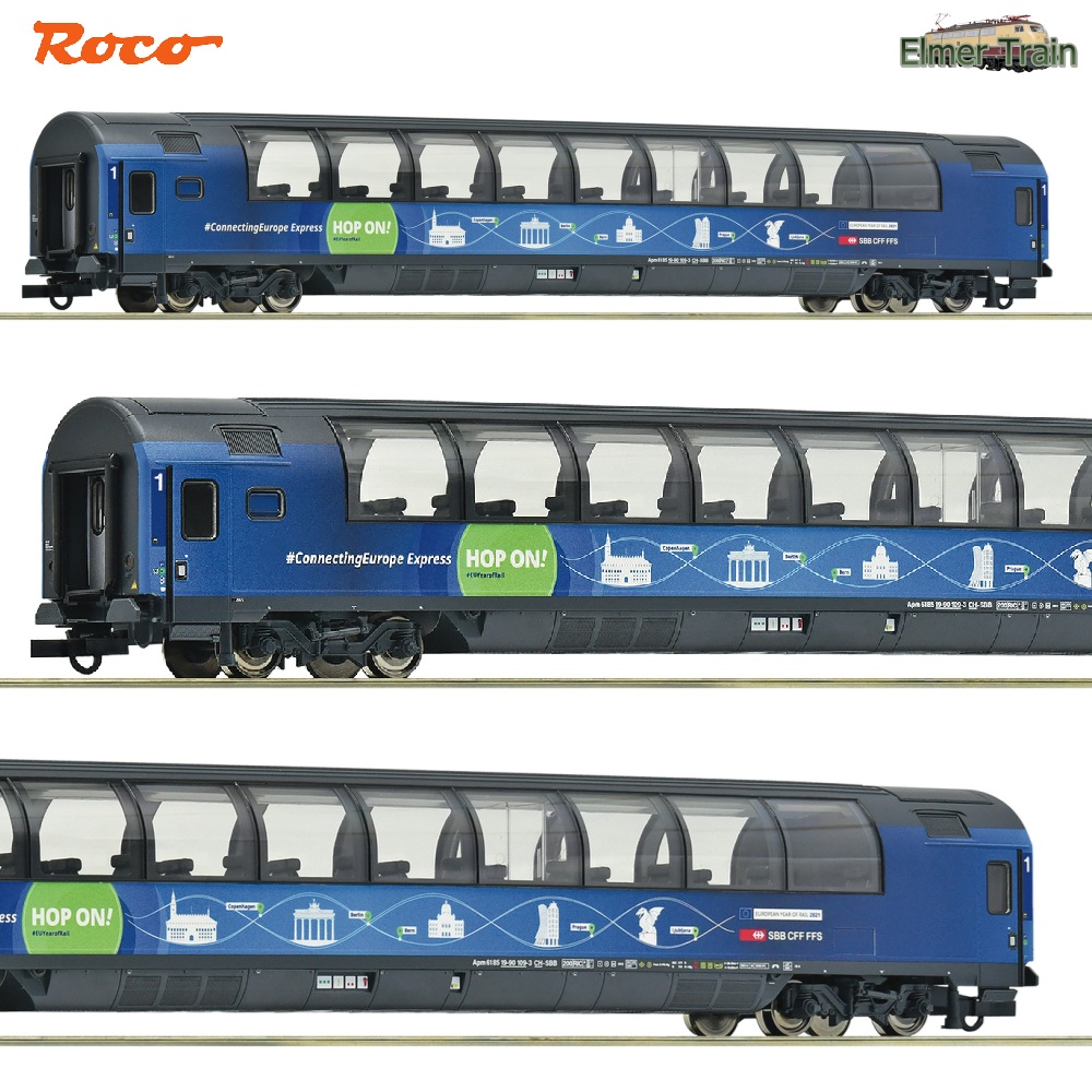 パノラマ1等客車 Connecting Europe Expressカラー SBB Ep6