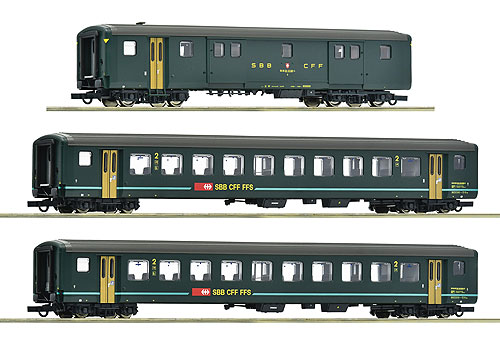 IR1617 列車セット1 客車3輌 SBB Ep5