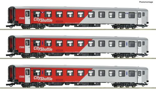 【予約】City Shuttle 客車3両セット OeBB Ep6