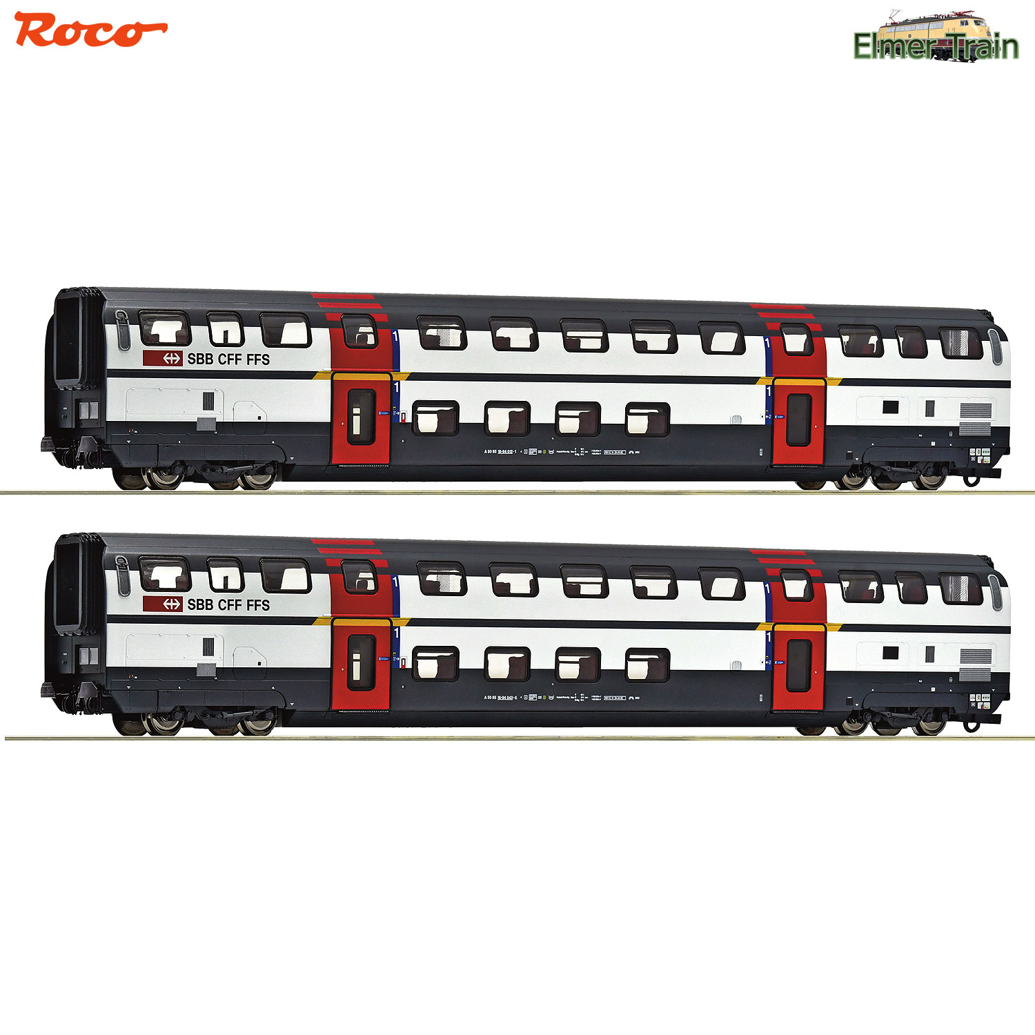 IC 2000 二階建て1等車 2輌セット SBB Ep5 Ep6