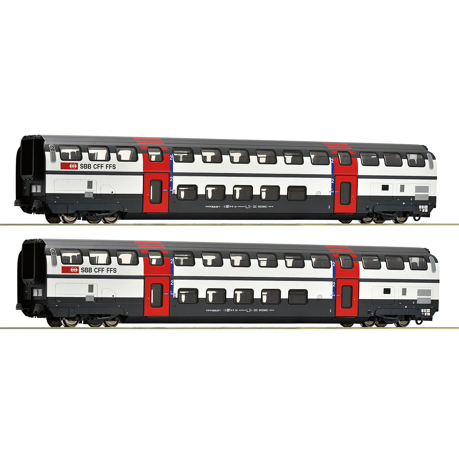 IC 2000 二階建て2等車 2輌セット1 SBB Ep5 Ep6