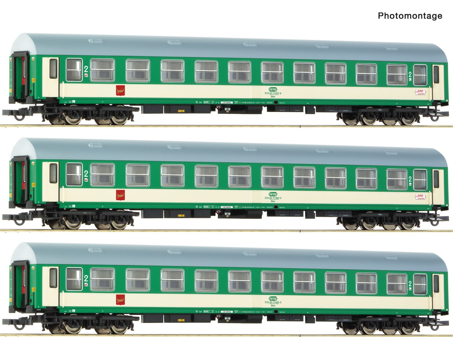 【予約】type Y/B 70 客車3輌セット Telimena PKP Ep5