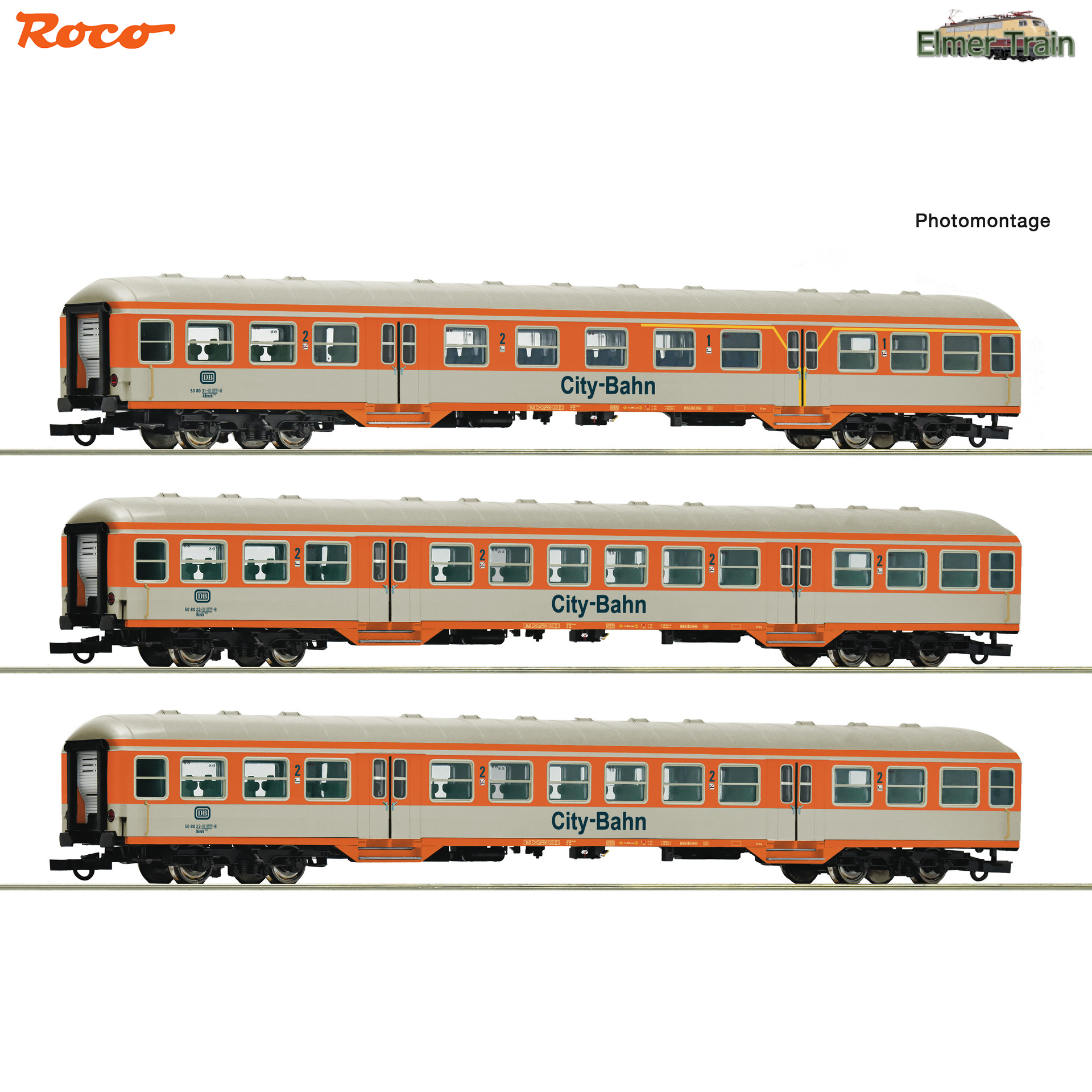 【予約】City Bahn 客車3輌セット DB Ep4