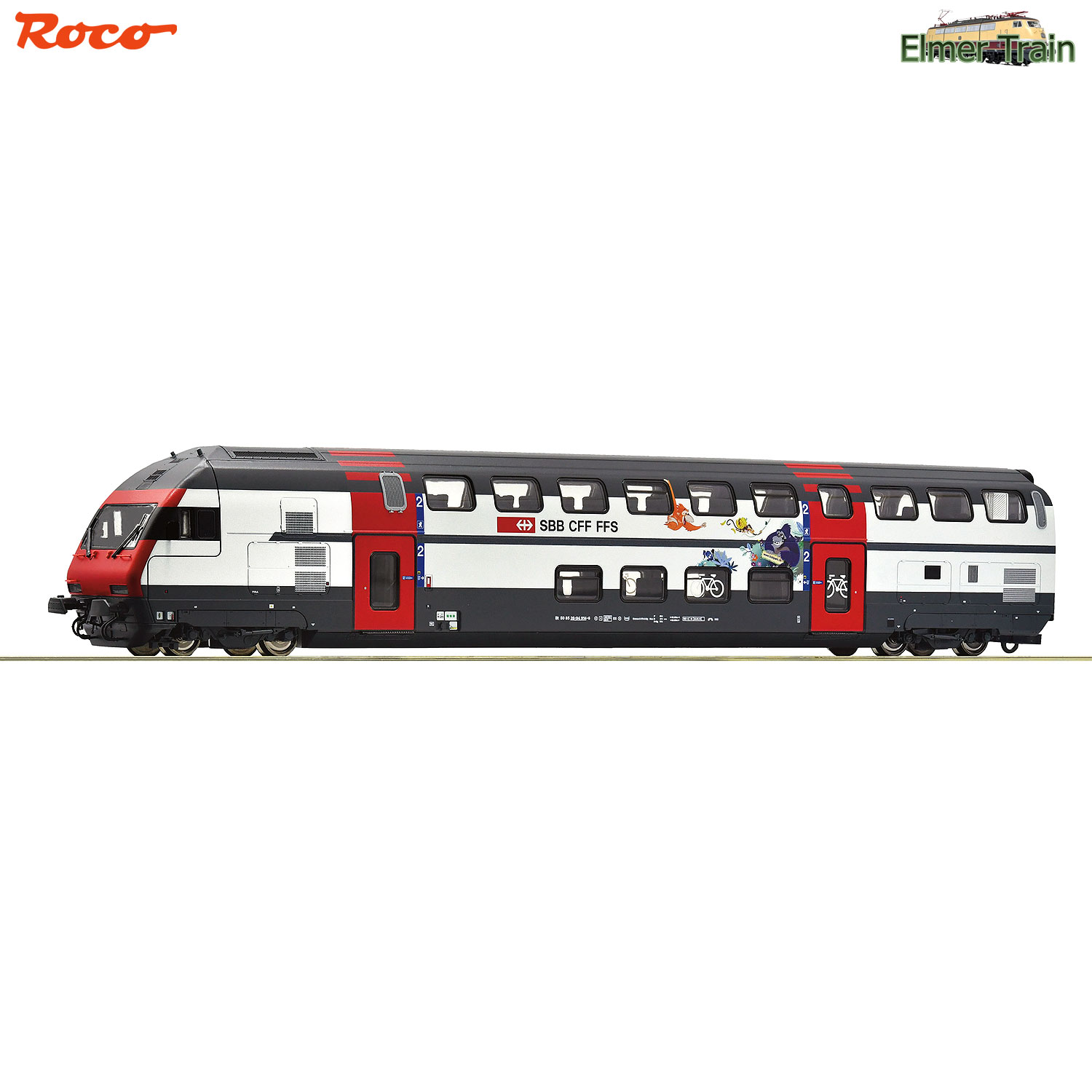 IC 2000 二階建て2等制御車 SBB Ep5 Ep6 DCC
