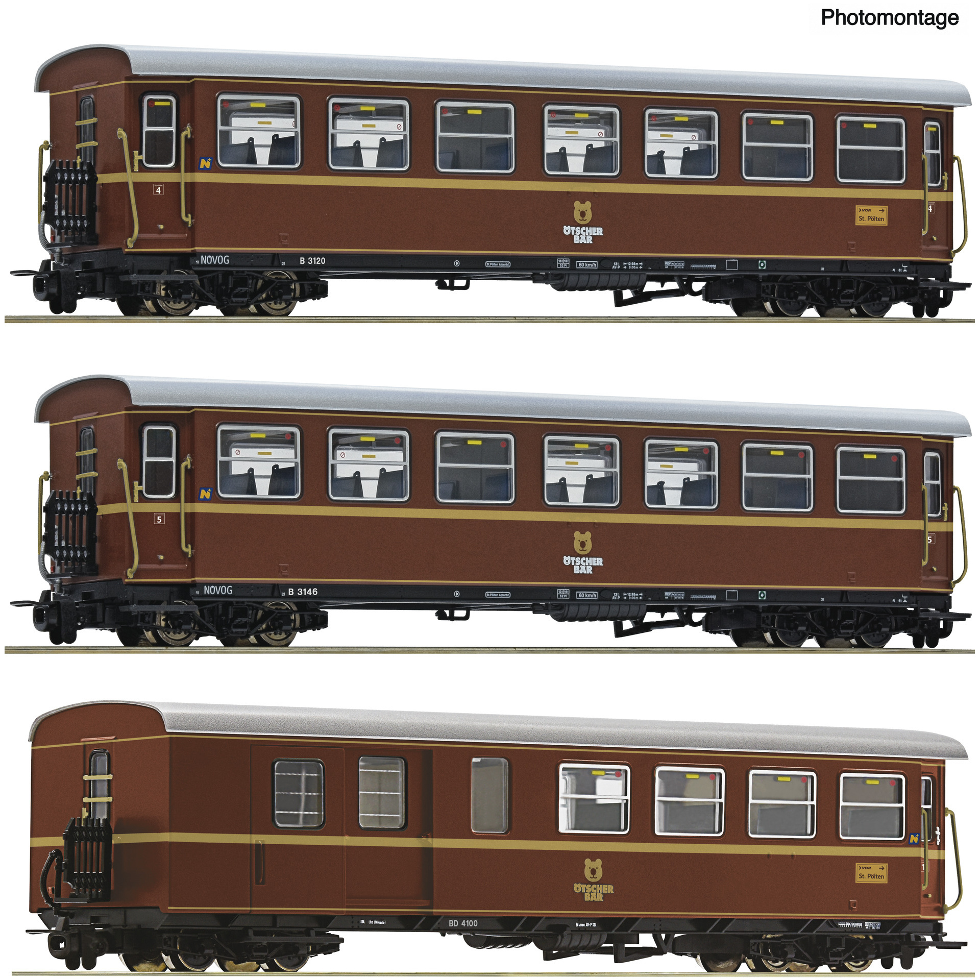 【予約】 (HOe)  客車3輌セット NOeVOG Ep6