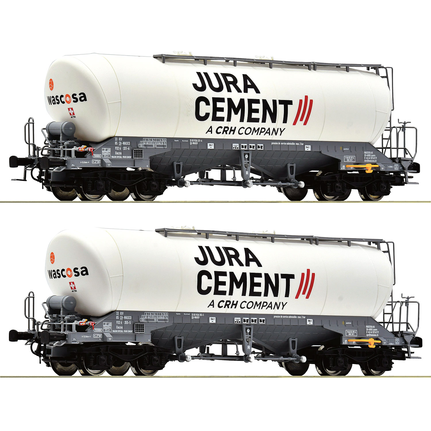 セメント貨車 2輌セット Jura Cement Ep6