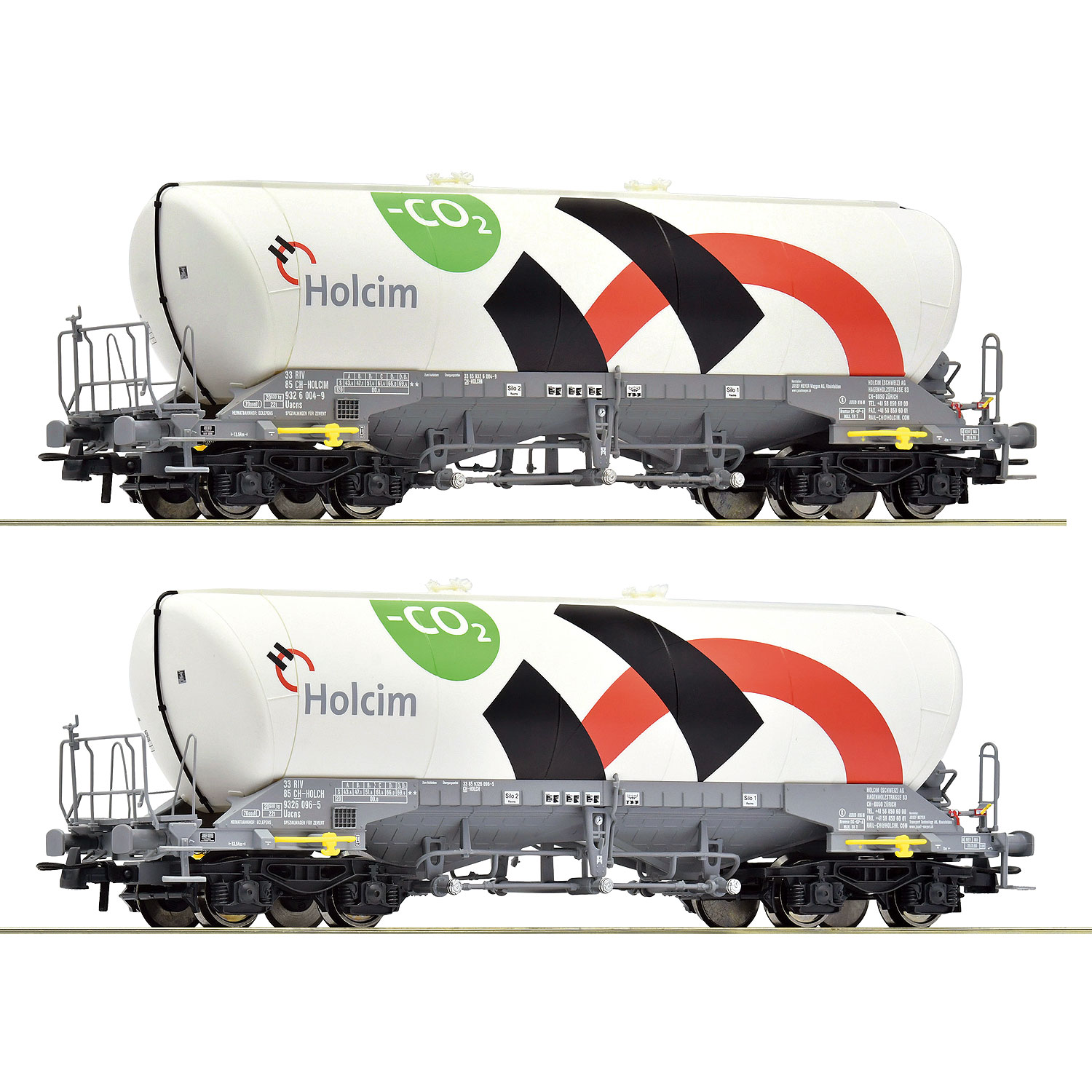サイロ貨車 2輌セット Holcim Ep6