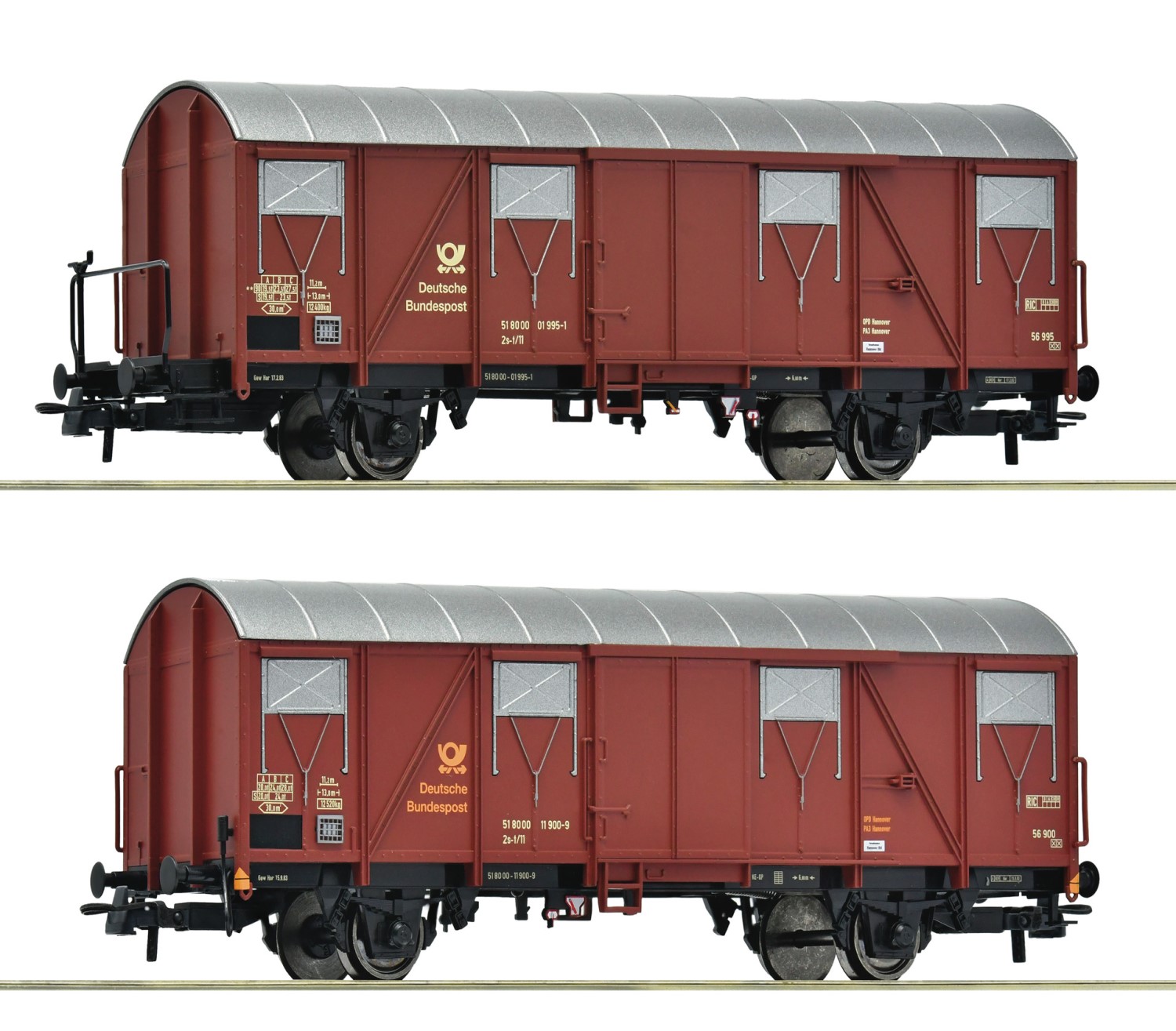 【予約】郵便貨車 2輌セット DRB Ep2