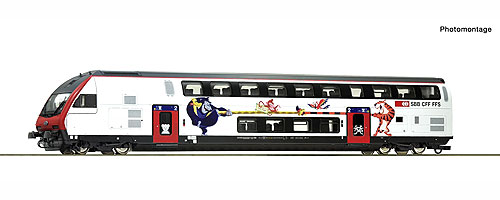 AC仕様 IC2020 二階建て2等制御車 SBB Ep6 DCC対応