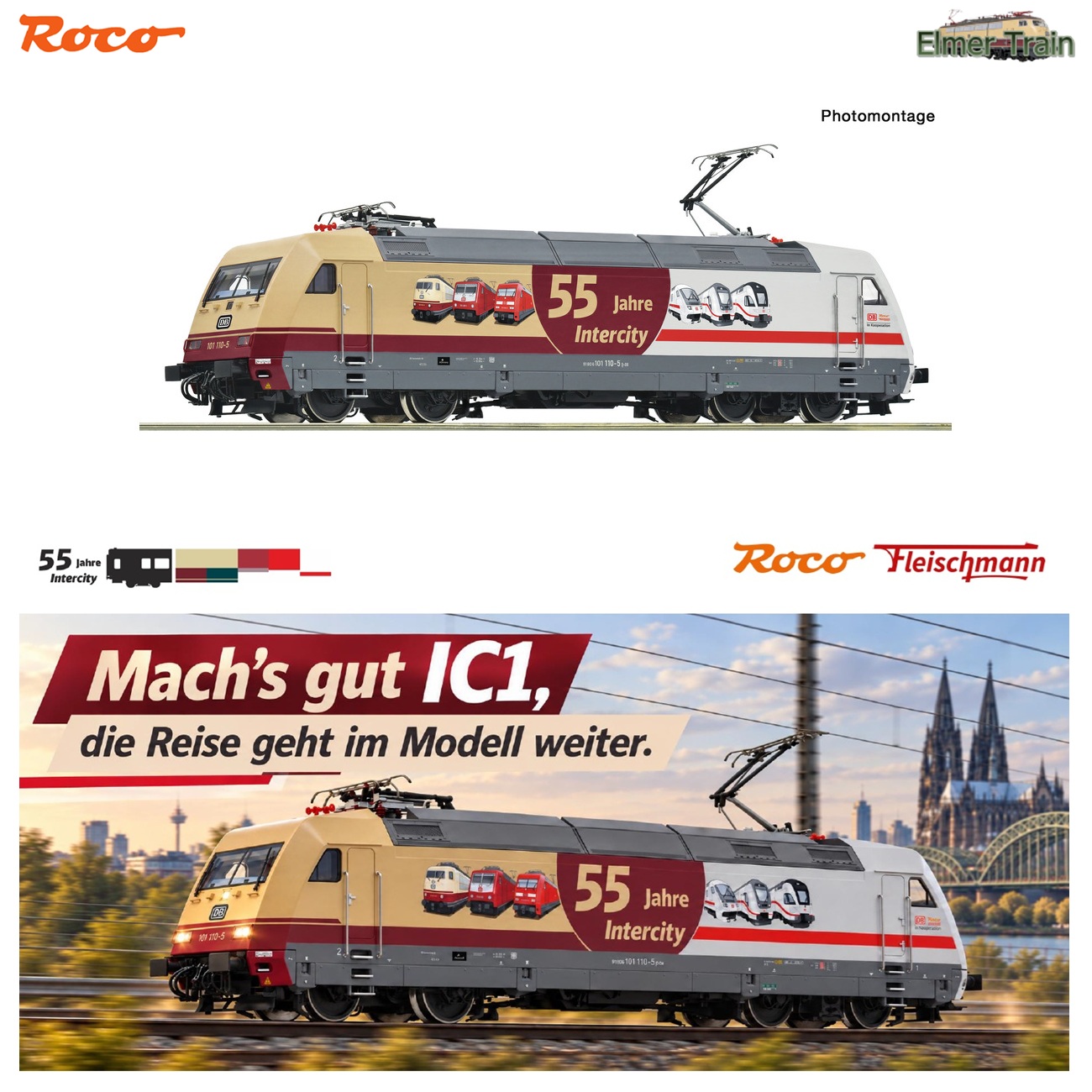 【予約】（HO）EL BR101 InterCity 55周年記念ラッピング DBAG Ep6