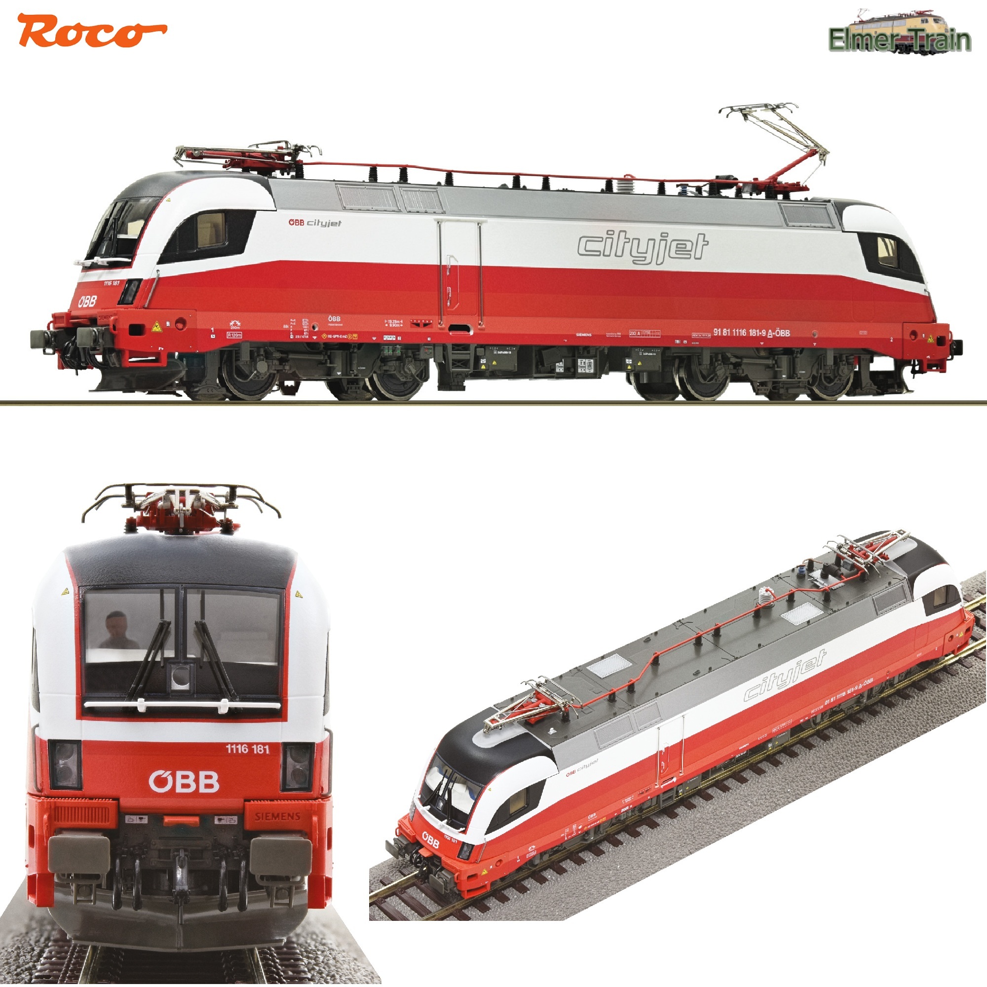 EL Taurus Rh 1116 181-9 Cityjet Ep6 DCC Sound