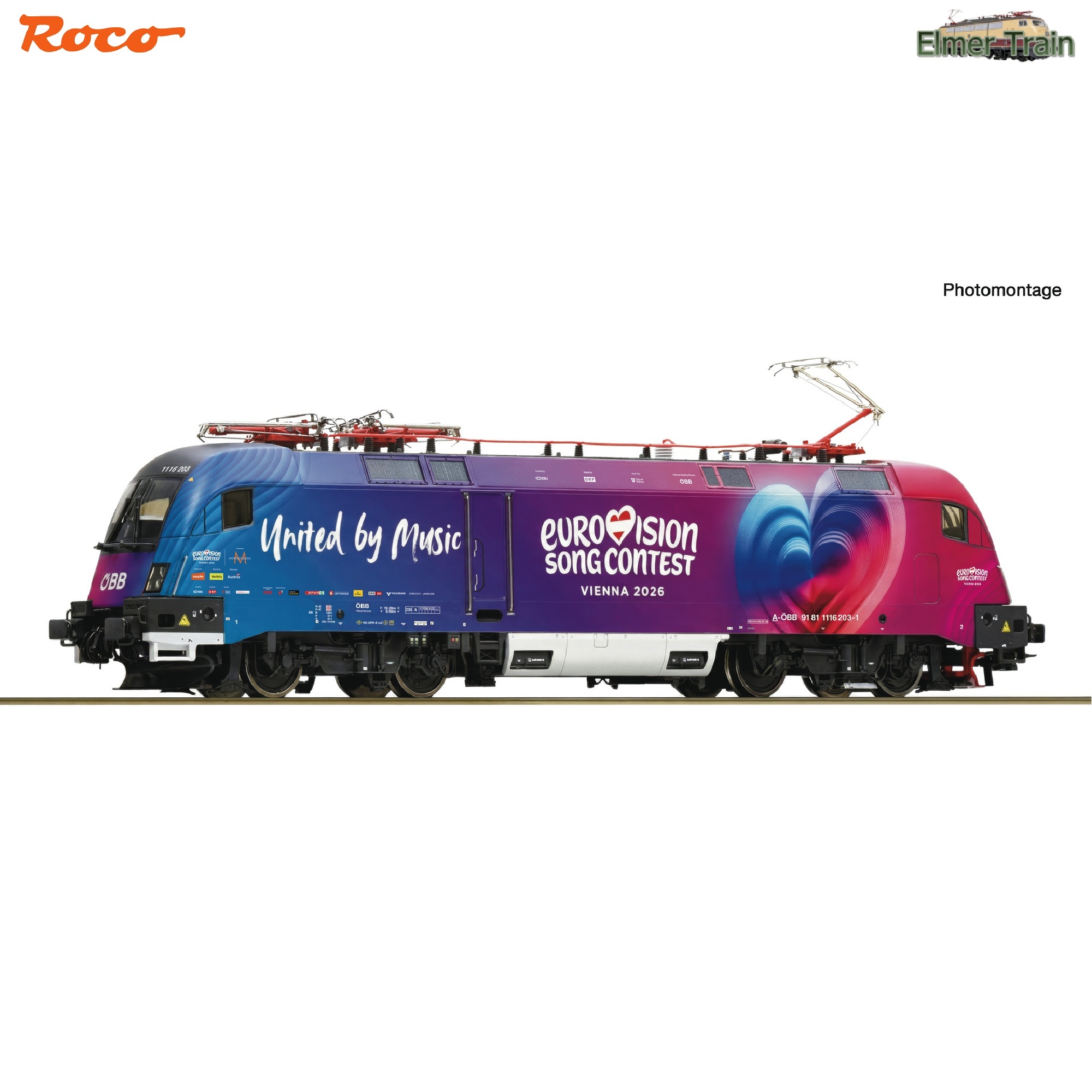 【予約】EL Taurus Rh 1116 203-1 ユーロビジョン・ソング・コンテスト2026 OeBB Ep6 DCC Sound