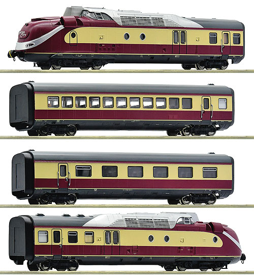 BR 602 ガスタービン車 4輌セット DB Ep4 DCC Sound