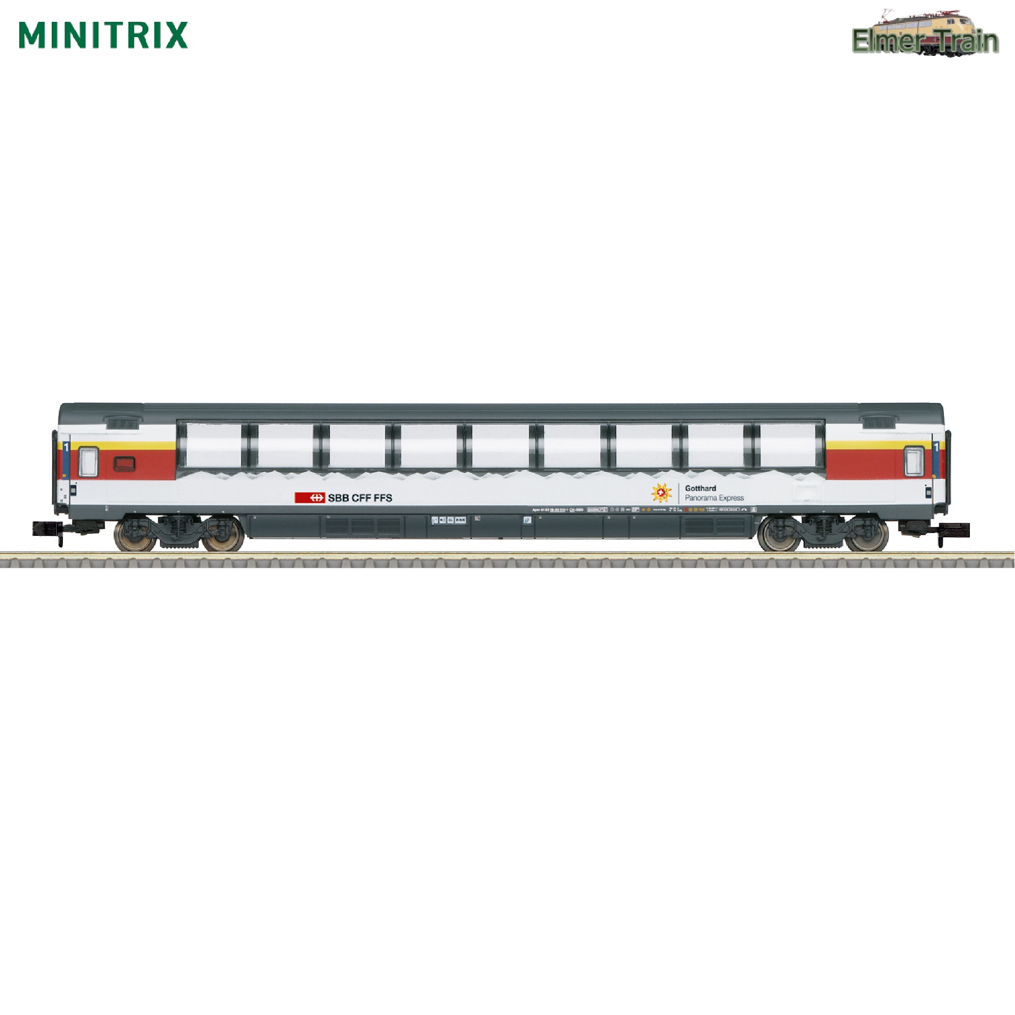 【予約】EC 1等パノラマ客車 ICN色 Gottardo Panorama SBB Ep6