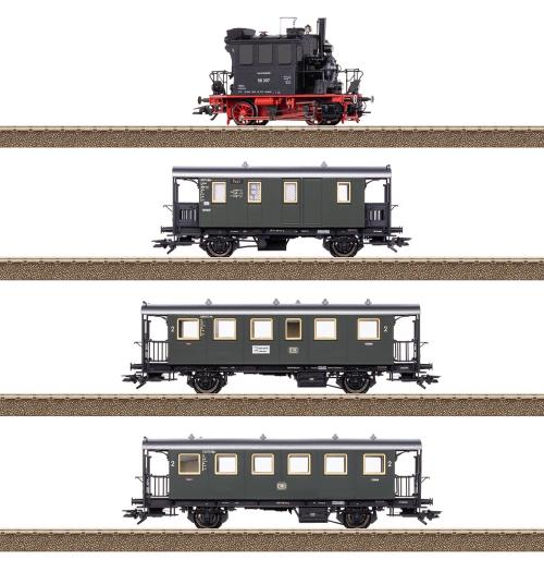 【予約】SL BR 98.3 グラスカステン列車セット DB Ep3 DCC Sound