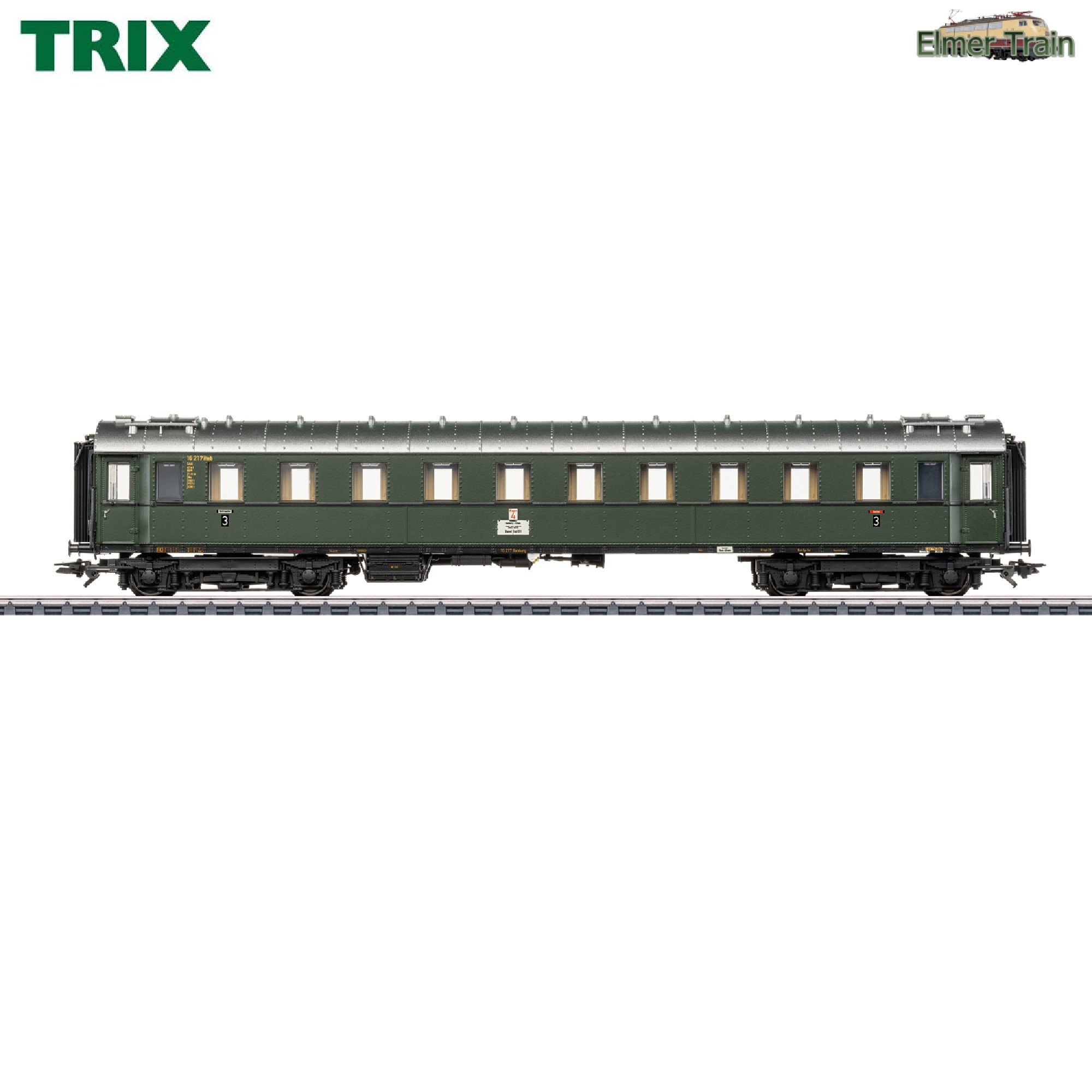 【予約】D74 列車 増結用3等車 室内灯付き