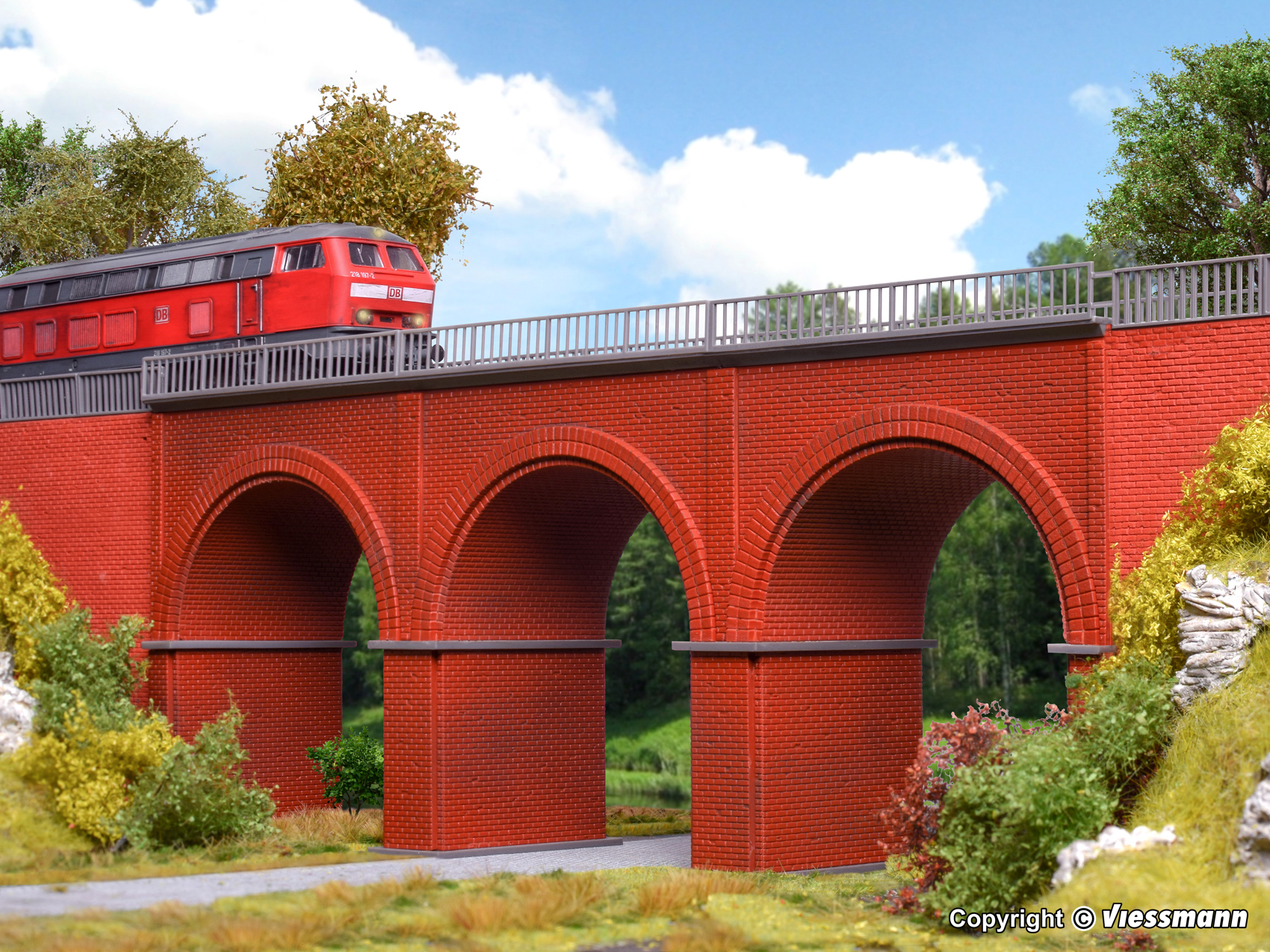 【年末年始SALE】レンガアーチ橋  303x65x126 mm