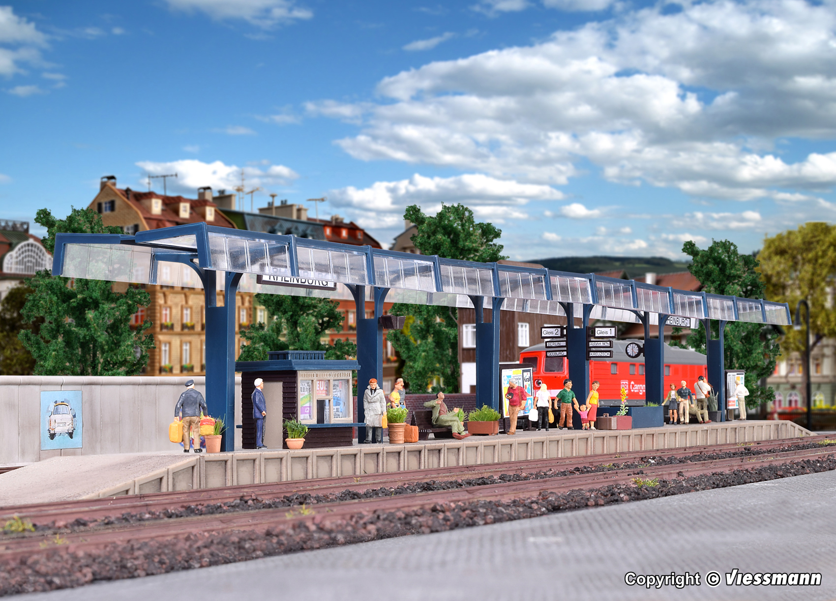 【年末年始SALE】プラットホーム L 620 x W 52 x H 72 mm ホーム高12mm